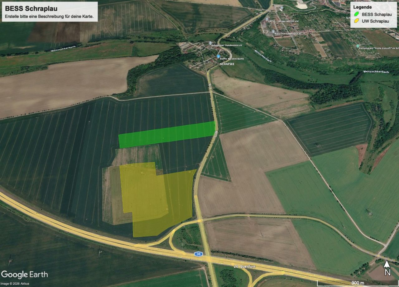 Batterie-Energiespeichersystem Schraplau