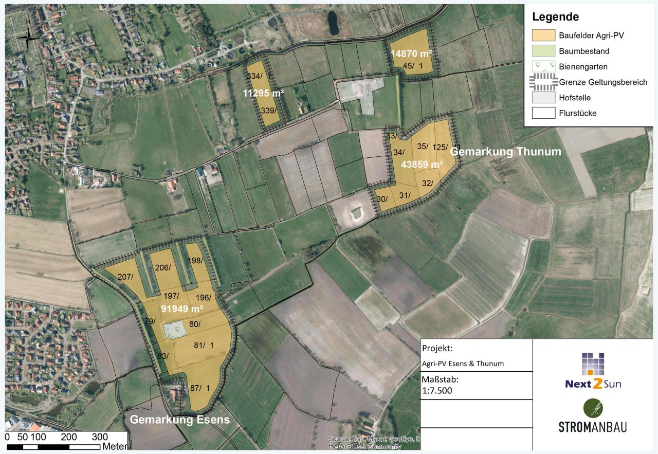 Agri-Photovoltaikanlage Samtgemeinde Esens