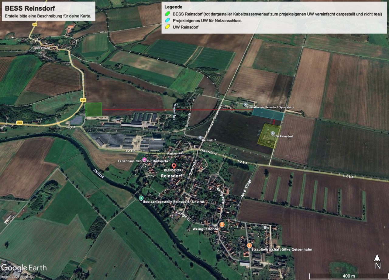 Batterie-Energiespeichersystem Nebra-Reinsdorf