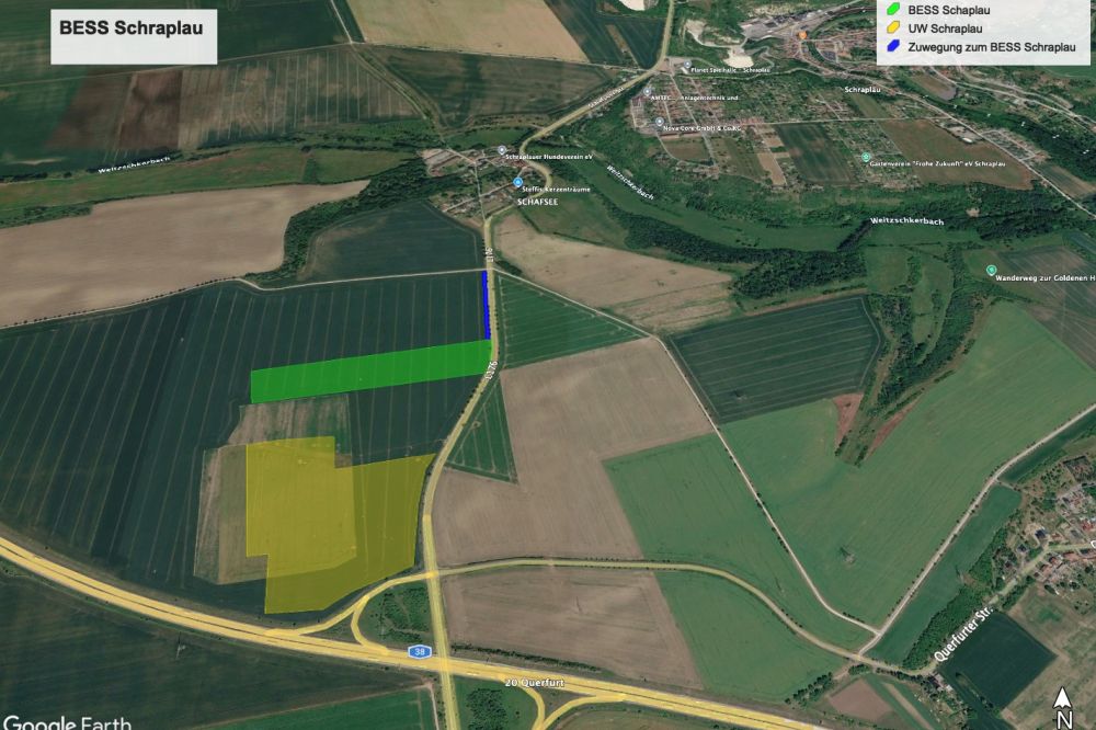 Batterie-Energiespeichersystem Schraplau